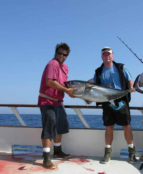 Bluefin tuna caught off Mexico